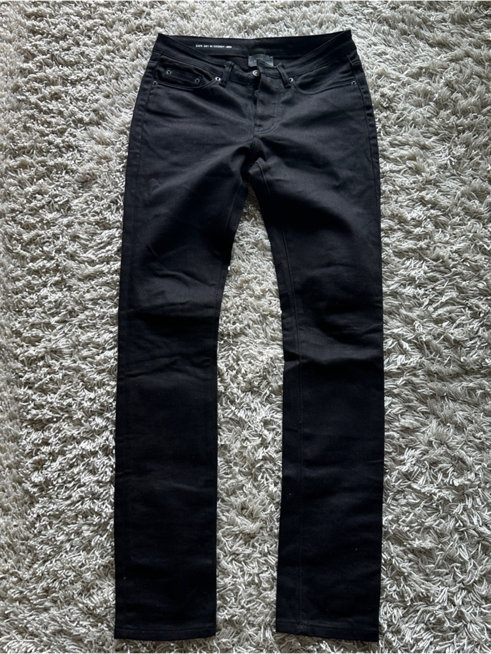 Men's Black Skinny Jeans — D02 Style